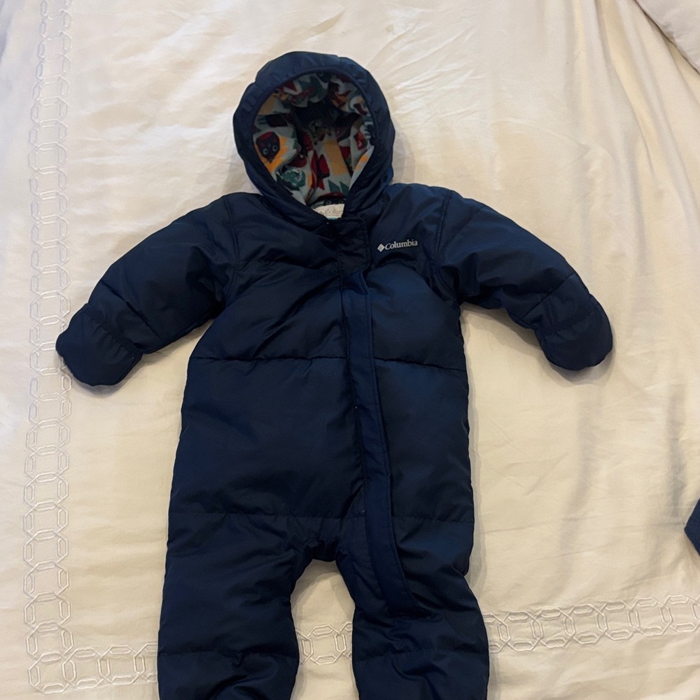 Columbia Dark Blue Infant Snowsuit